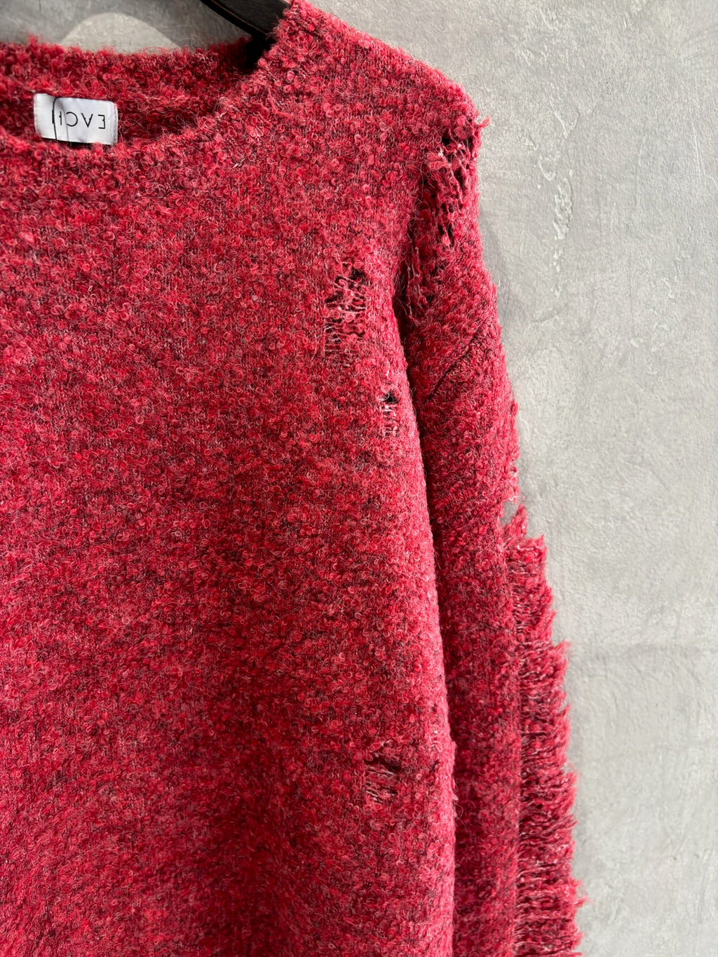 ループヤーンダメージニット／HCAE