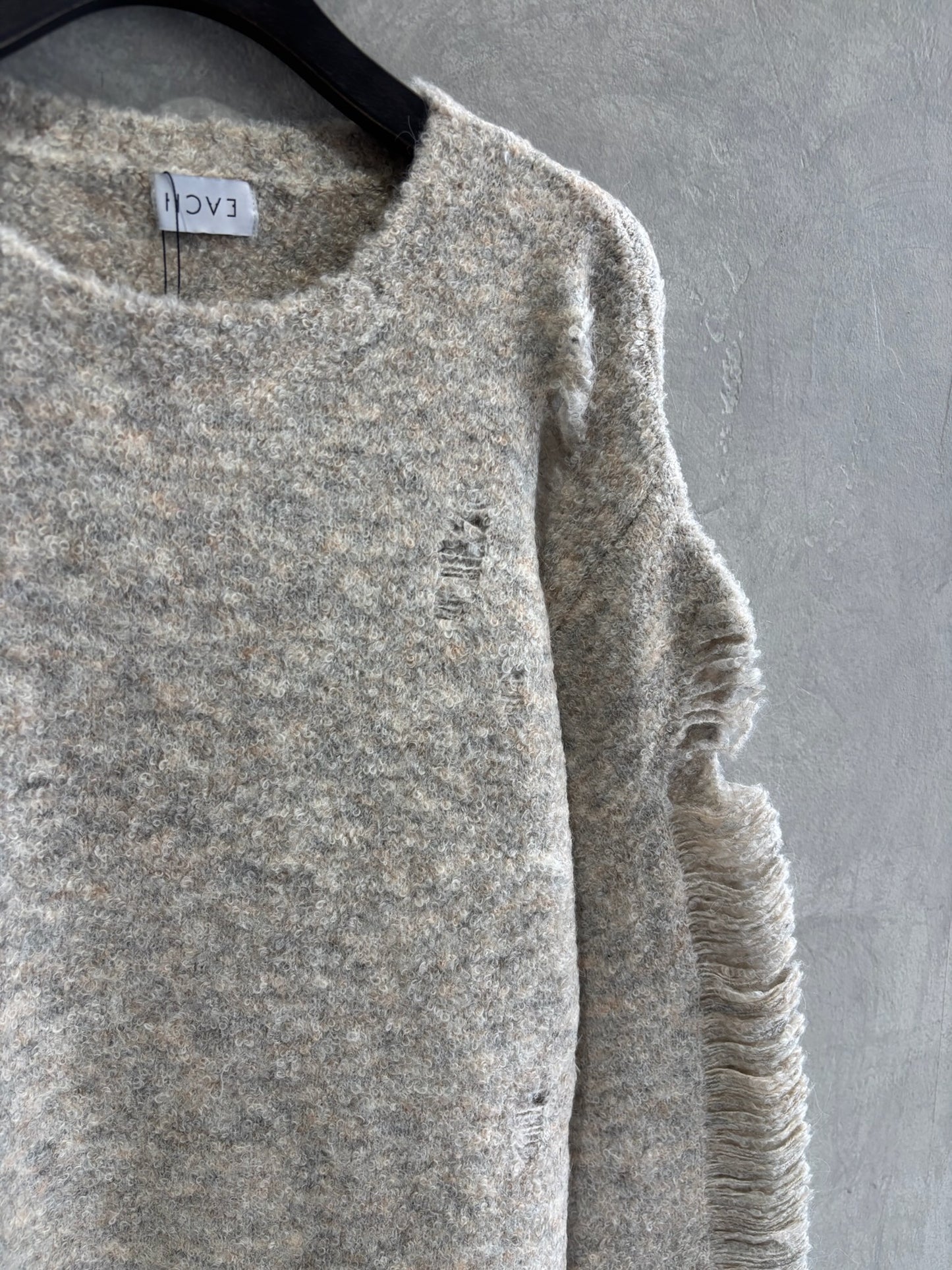 ループヤーンダメージニット／HCAE