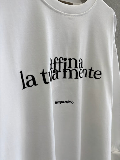 刺繍ロゴカットソー／Anna Kerry