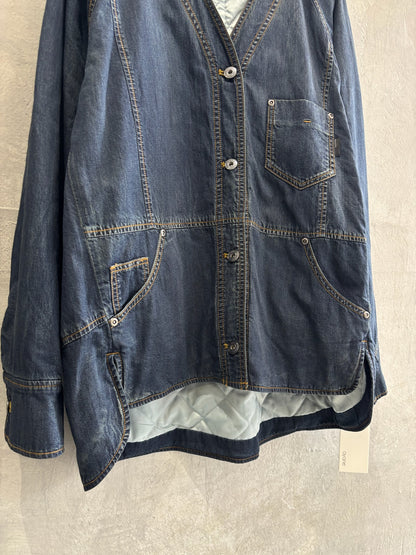 裏キルトダンガリージャケット／ayane