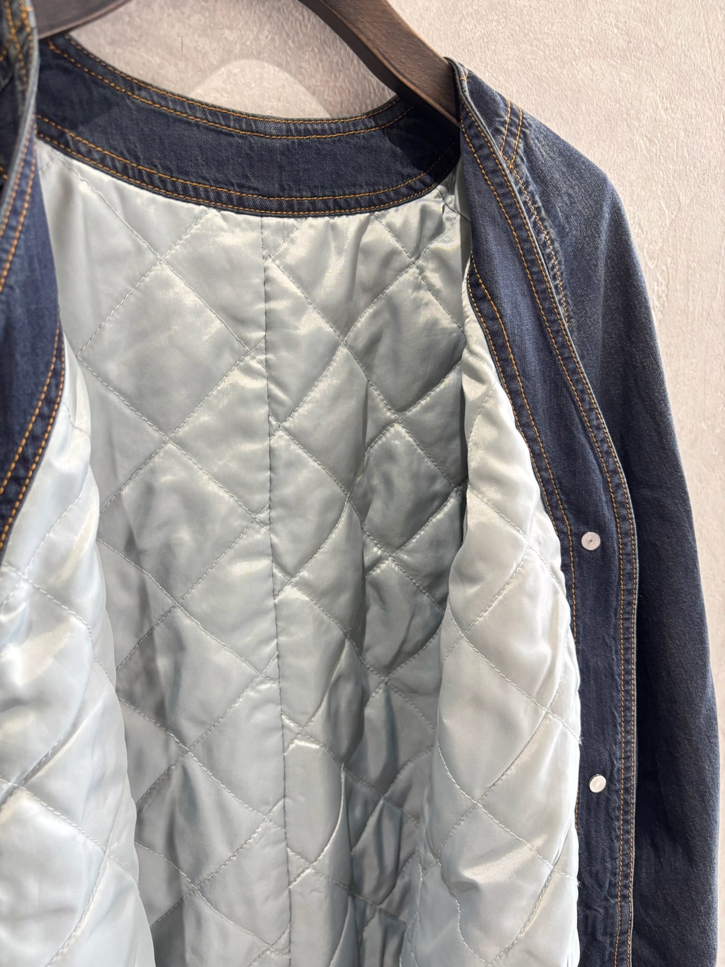 裏キルトダンガリージャケット／ayane