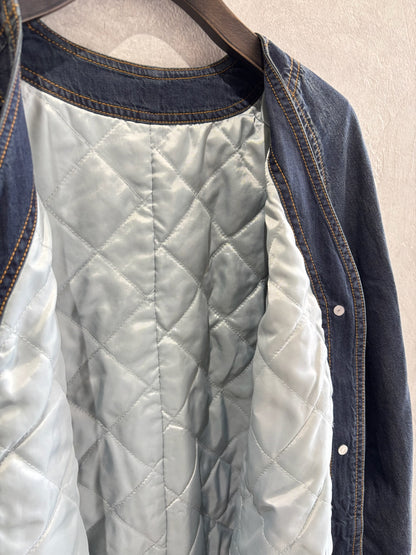 裏キルトダンガリージャケット／ayane