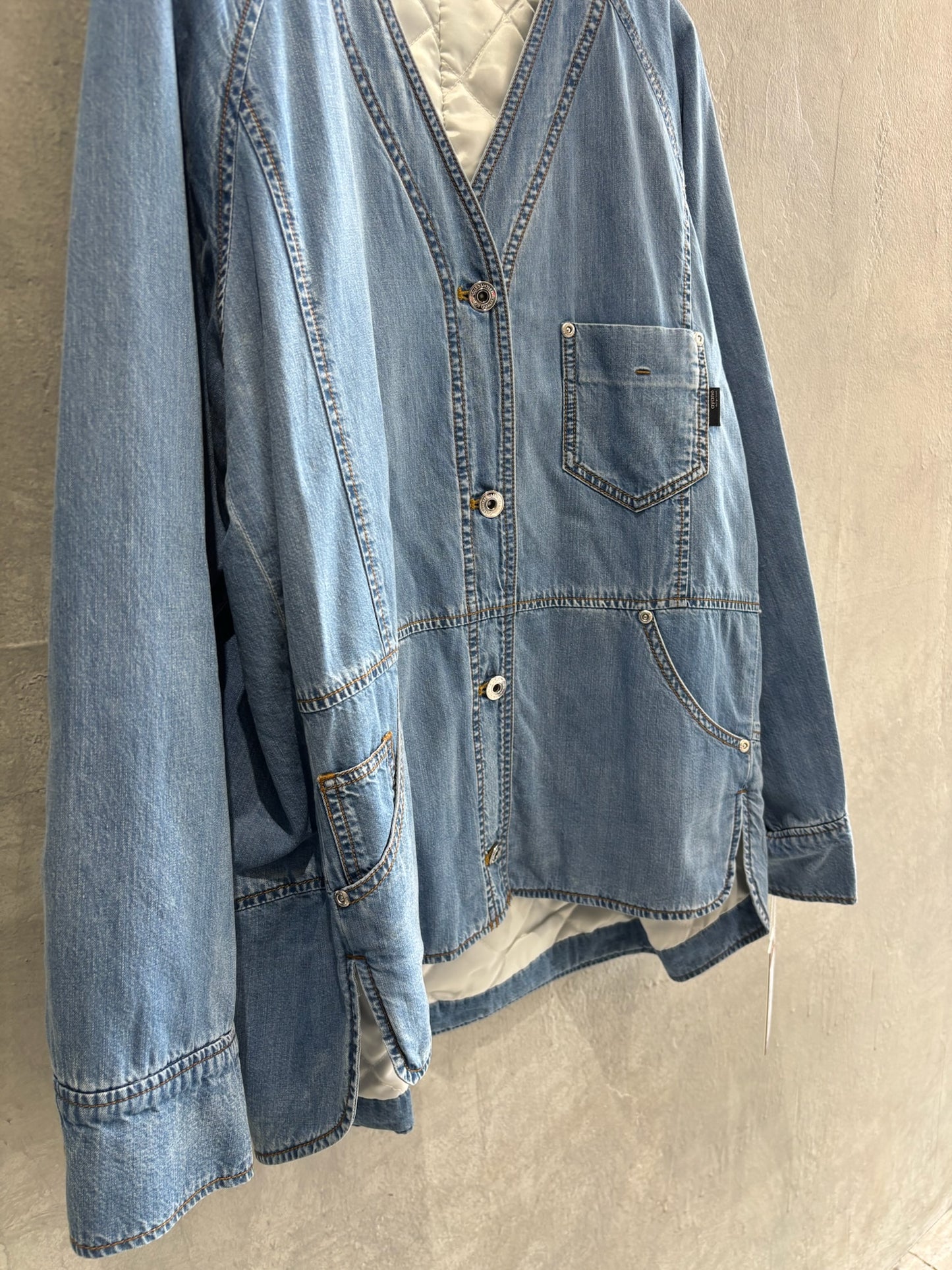 裏キルトダンガリージャケット／ayane