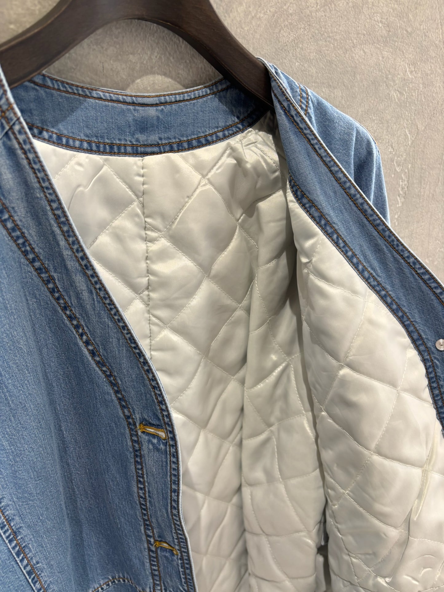 裏キルトダンガリージャケット／ayane