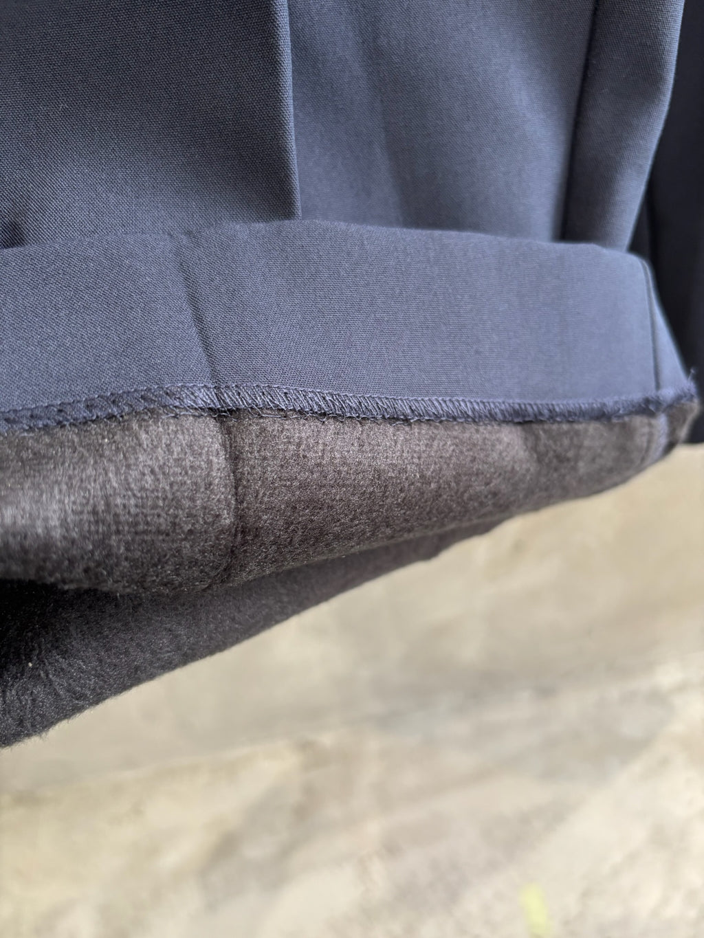 裏起毛タックワイドパンツ／Dignite collier