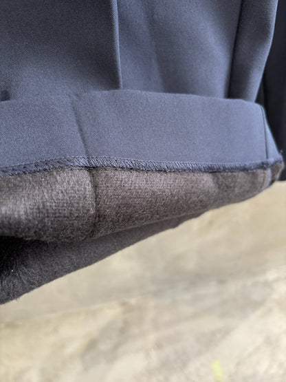 裏起毛タックワイドパンツ／Dignite collier