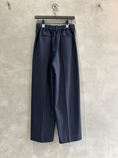 裏起毛タックワイドパンツ／Dignite collier