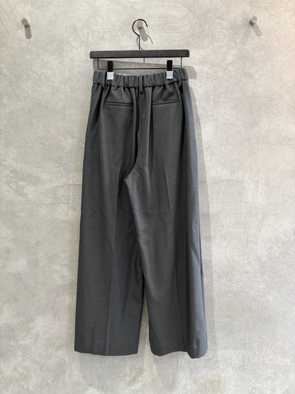 裏起毛タックワイドパンツ／Dignite collier