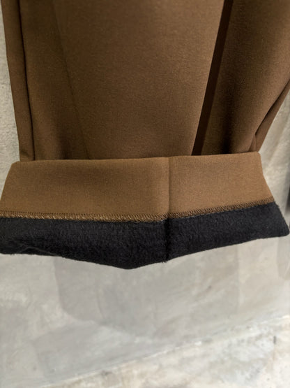 裏起毛タックワイドパンツ／Dignite collier