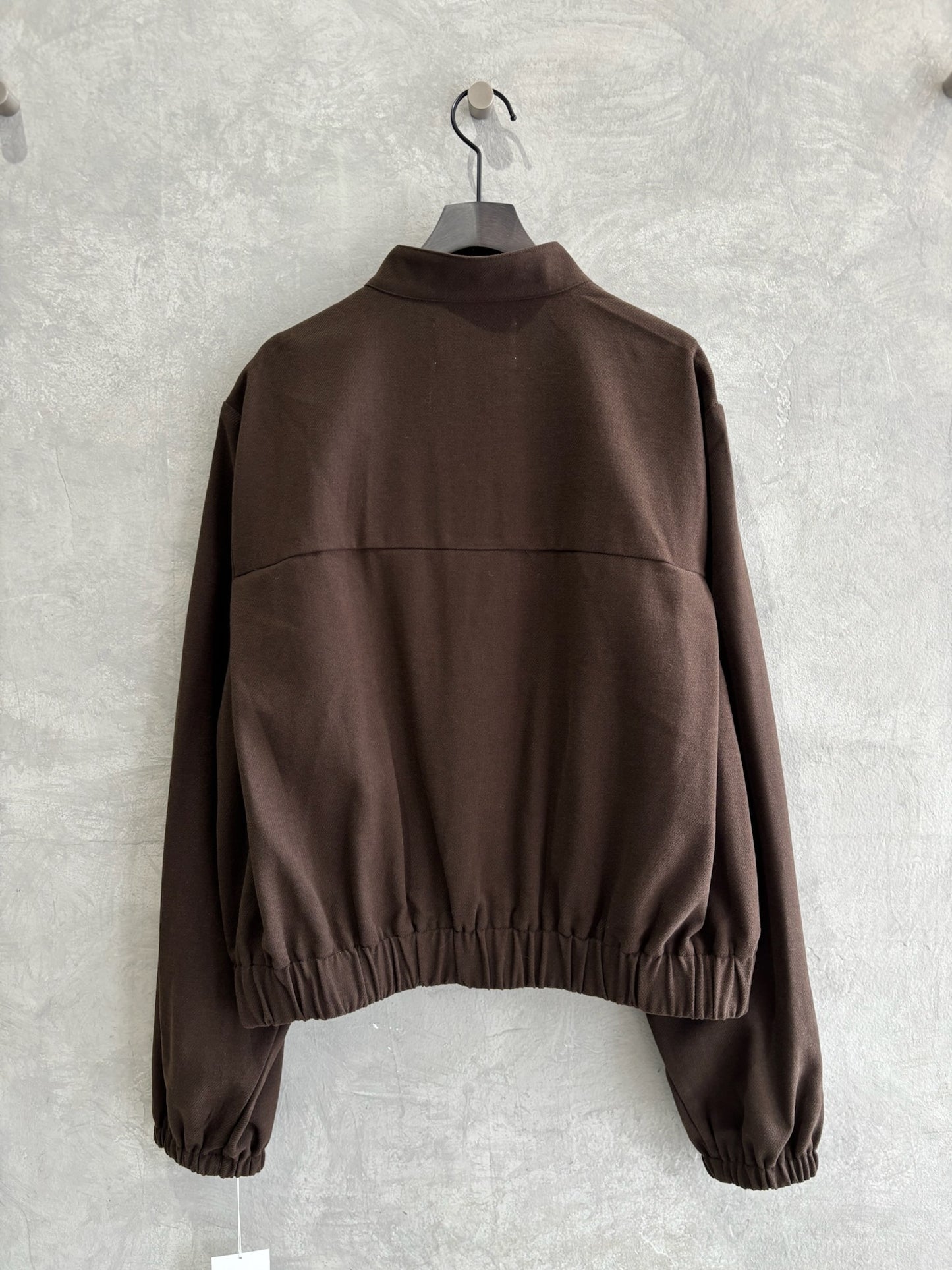 ワイドスリーブウーリーショートブルゾン／CYAN tokyo