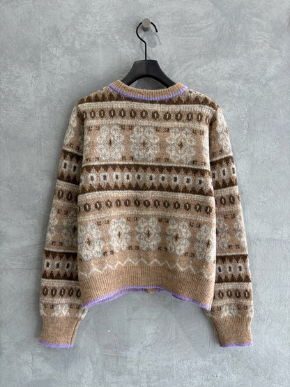 ジャガードカーディガン／LE MÉLANGE