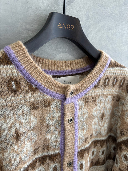 ジャガードカーディガン／LE MÉLANGE