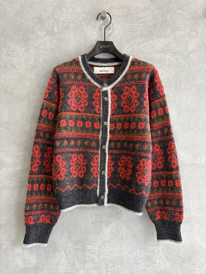 ジャガードカーディガン／LE MÉLANGE