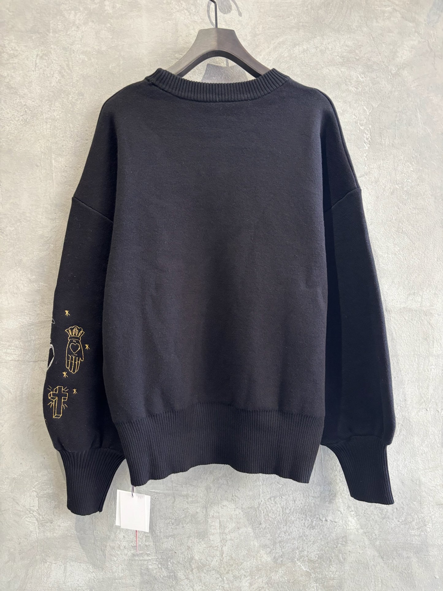 スウェットライク刺繍ニット／palm RICHE