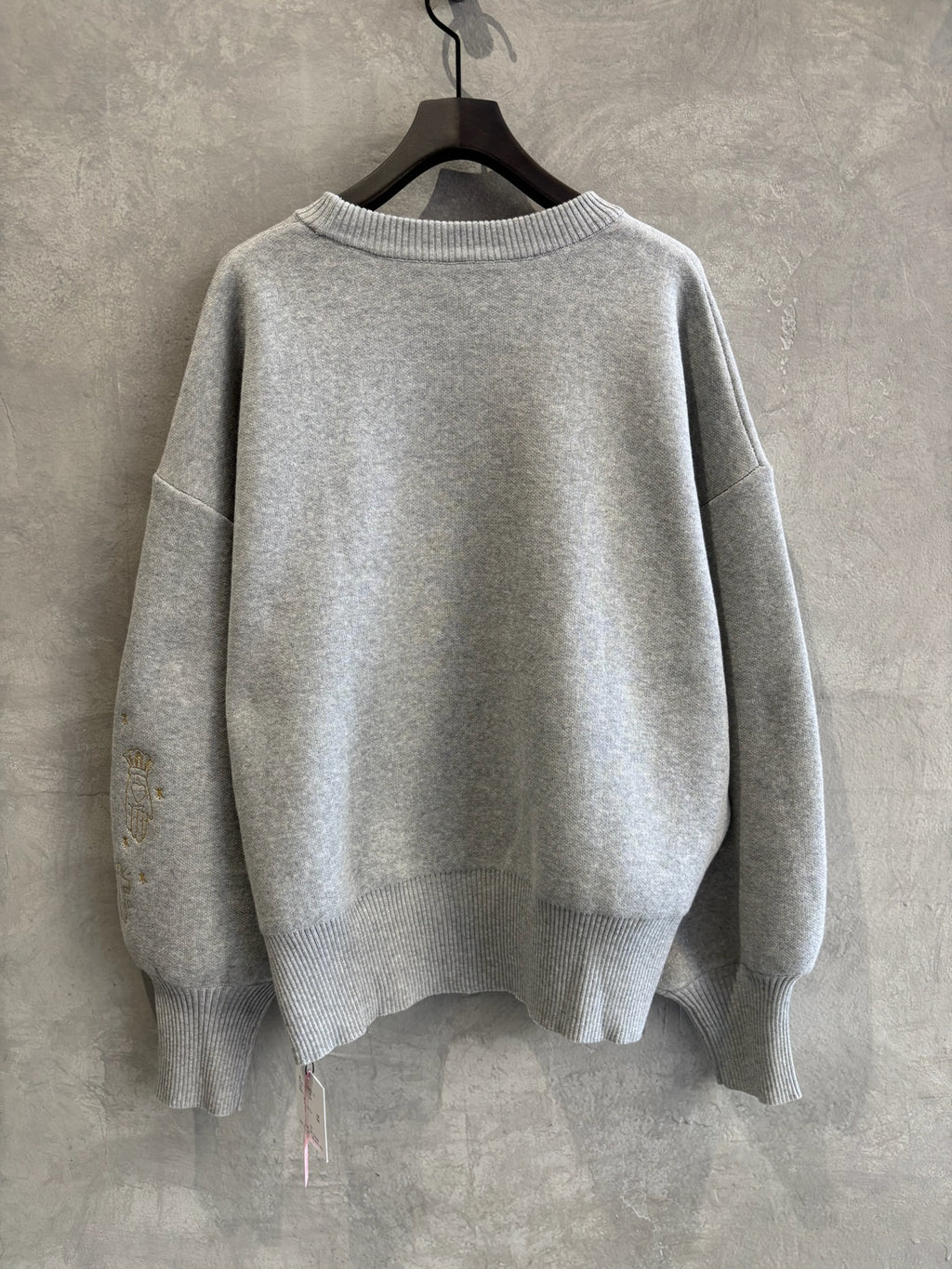 スウェットライク刺繍ニット／palm RICHE