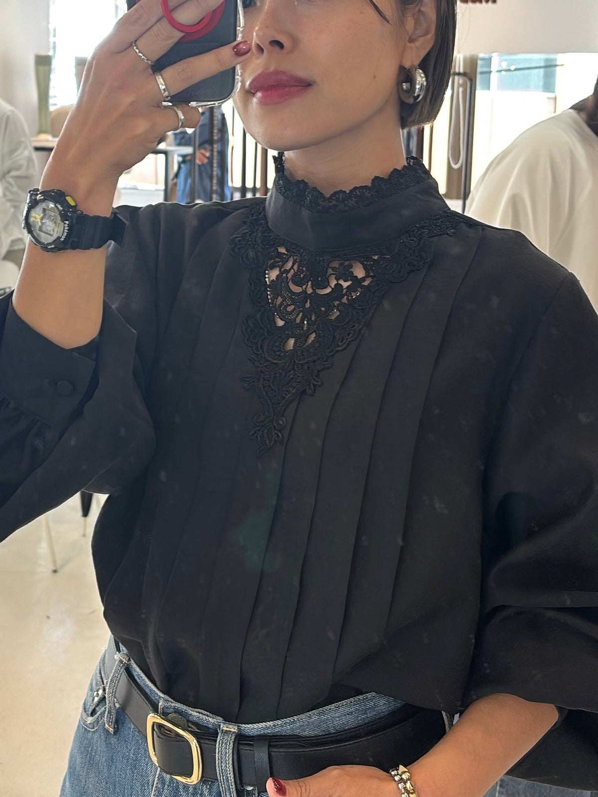【予約⚡︎販売】レースブラウス／MG BL - 27004 - S／MARGAUX VINTAGE／2027 PRE SPRING COLLECTION