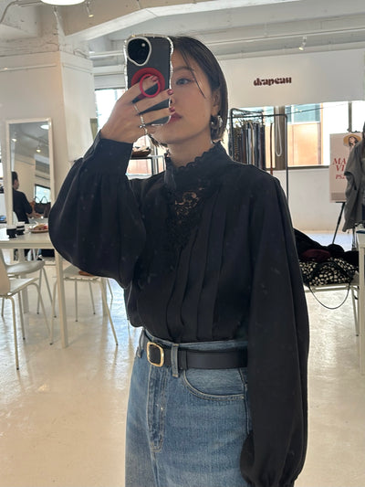 【予約⚡︎販売】レースブラウス／MG BL - 27004 - S／MARGAUX VINTAGE／2027 PRE SPRING COLLECTION