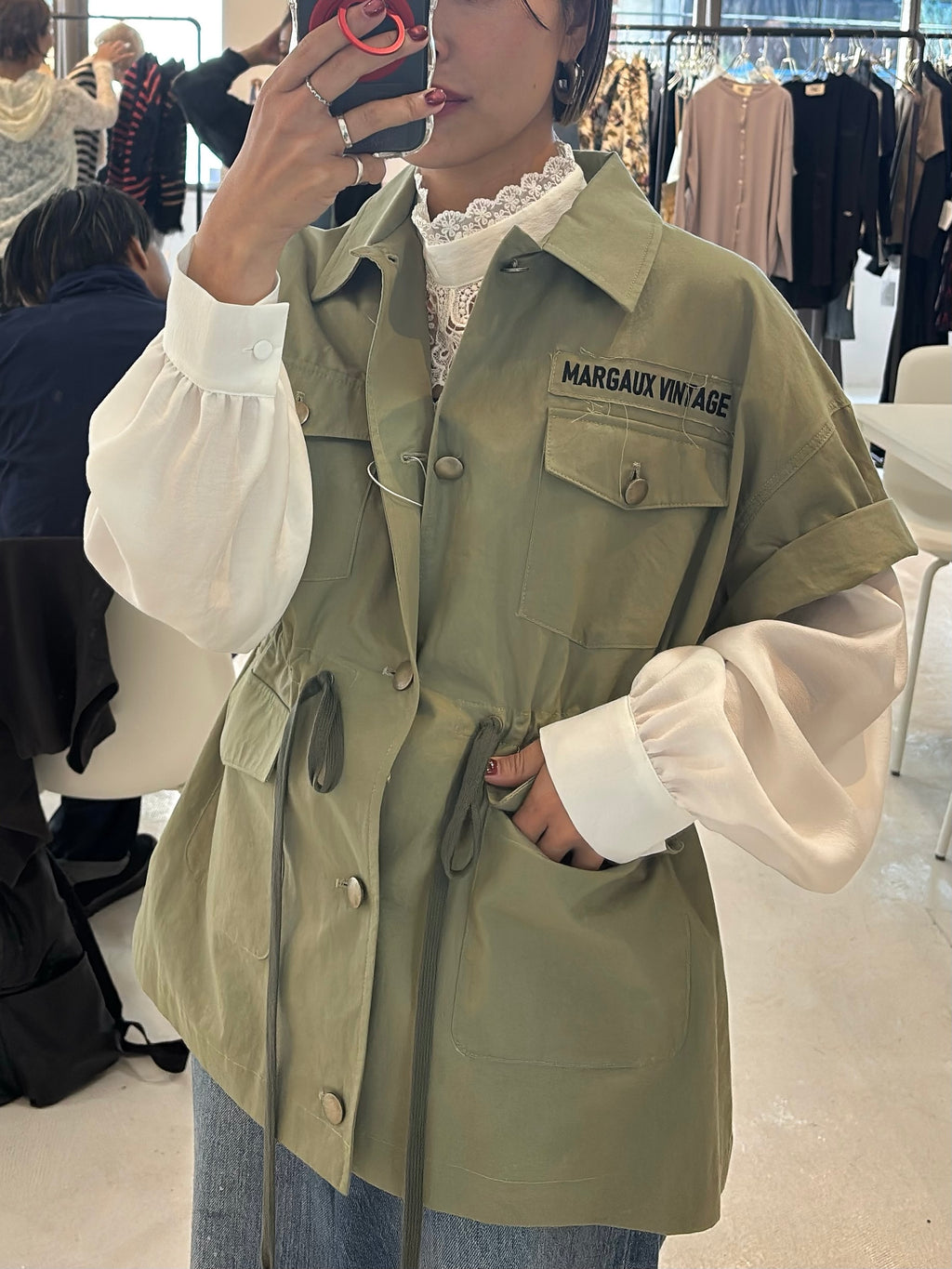 【予約⚡︎販売】レースブラウス／MG BL - 27004 - S／MARGAUX VINTAGE／2027 PRE SPRING COLLECTION