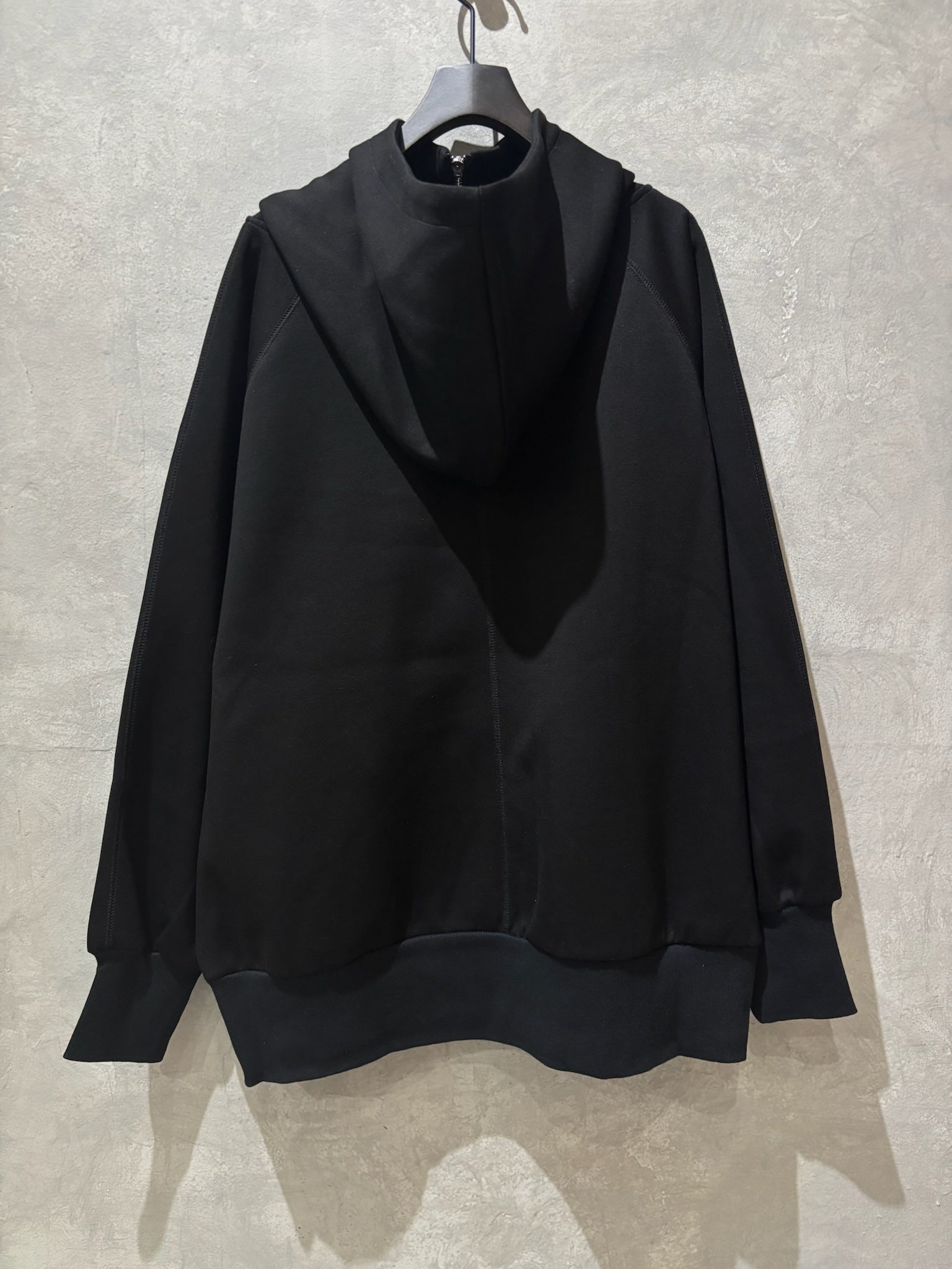 ジップアップロングパーカー