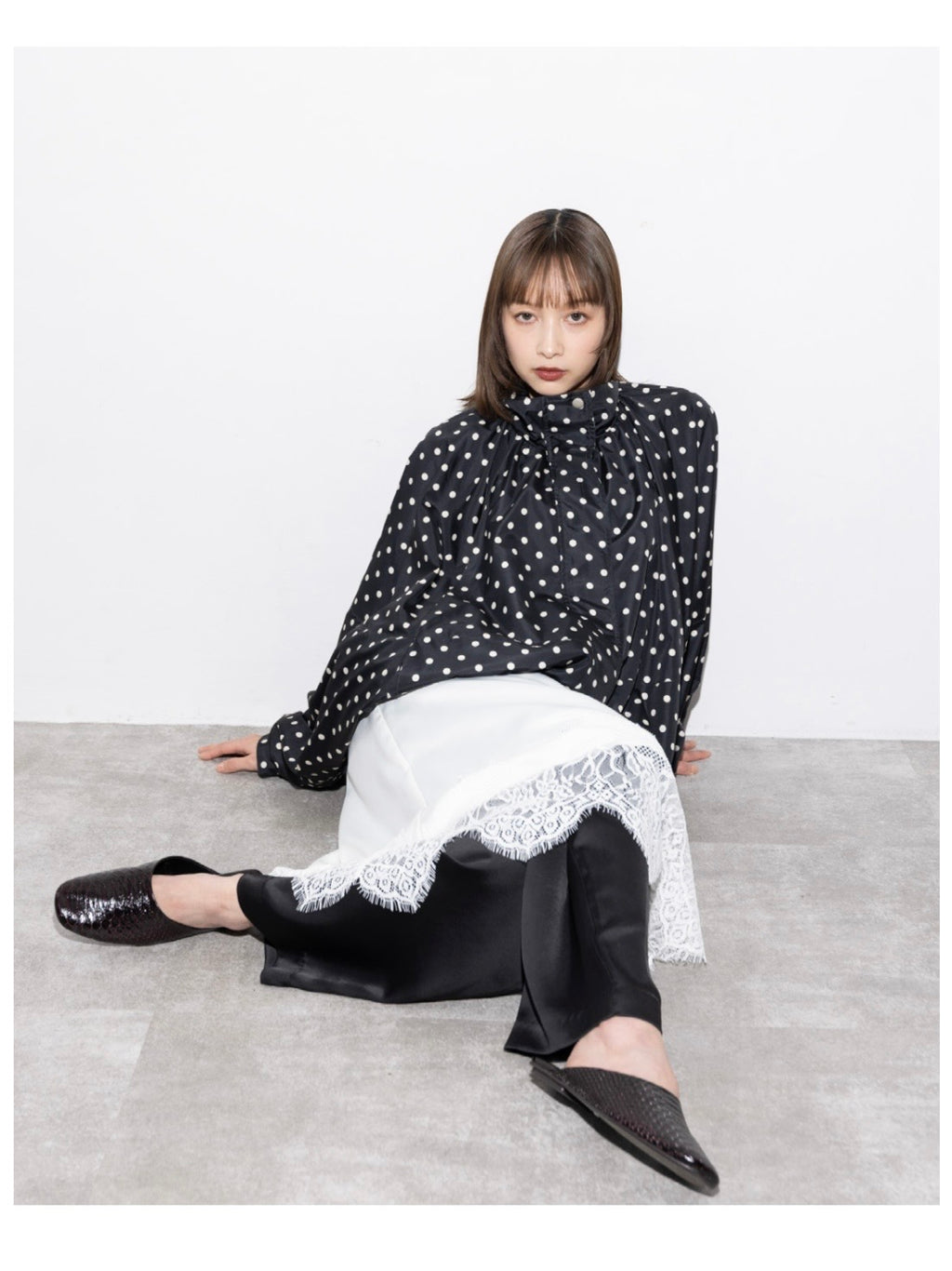 受付終了【予約⚡︎販売】ドットブルゾン／MG JK-26096-A／MARGAUX VINTAGE／2026 AW＃1