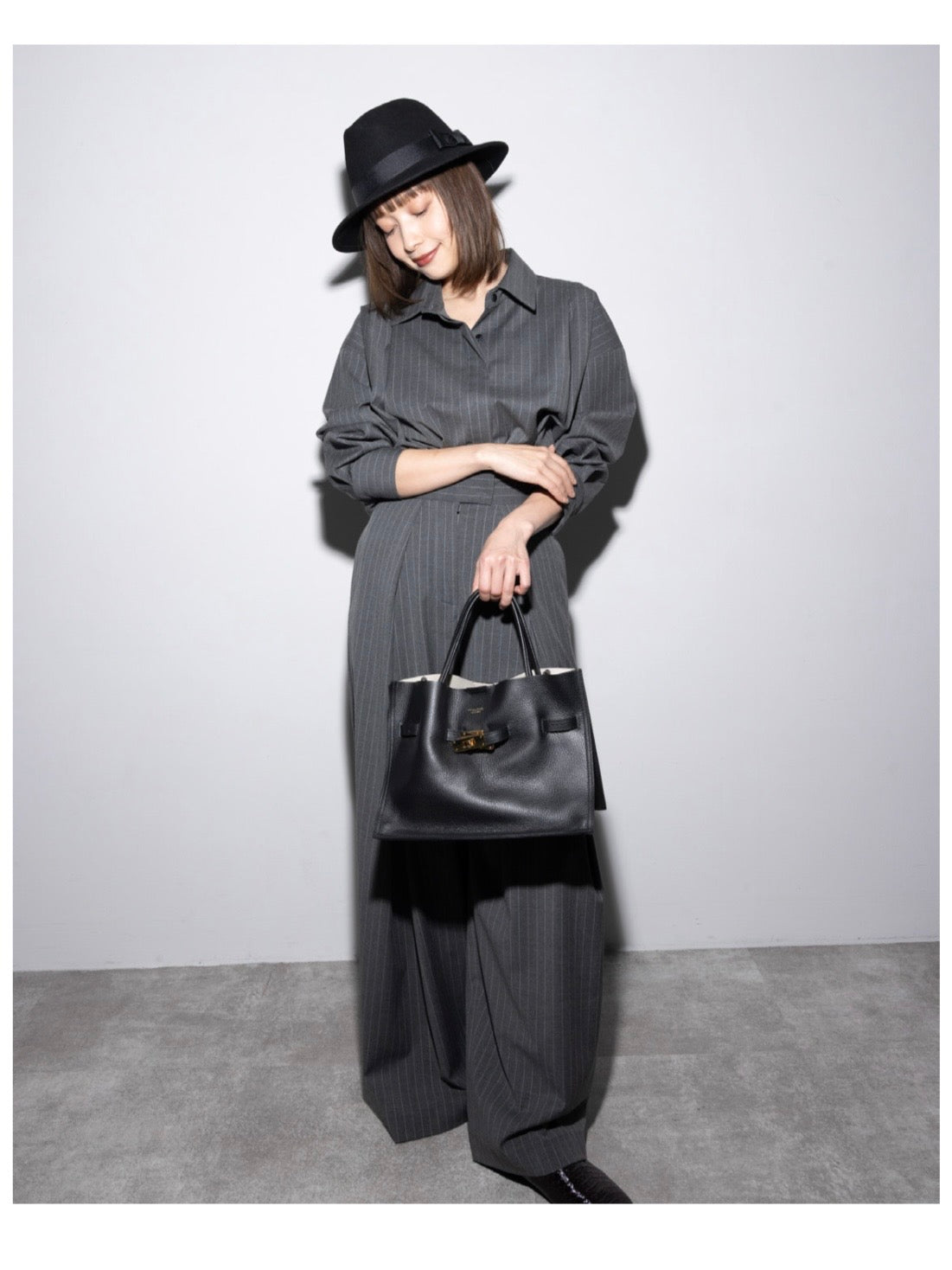 【予約⚡︎販売】ピンストライプブラウス／MG BL-26094-A／MARGAUX VINTAGE／2026 AW＃1