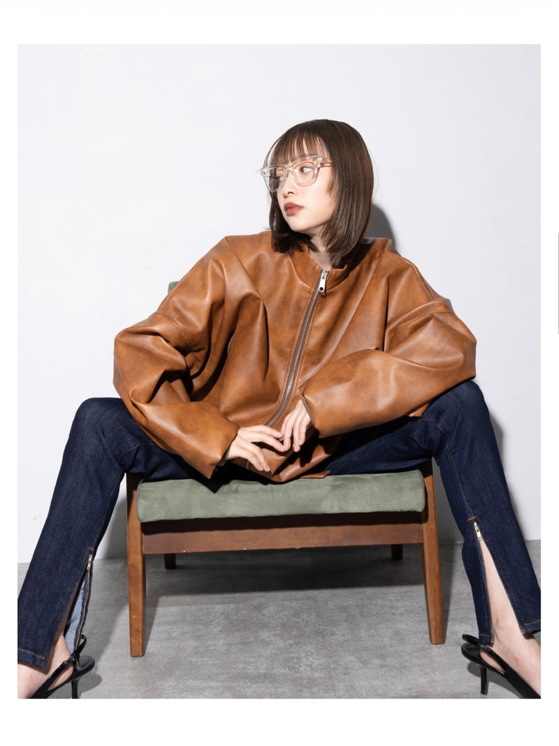 受付終了【予約⚡︎販売】レザーライダース／MG JK-26081-A／MARGAUX VINTAGE／2026 AW＃1