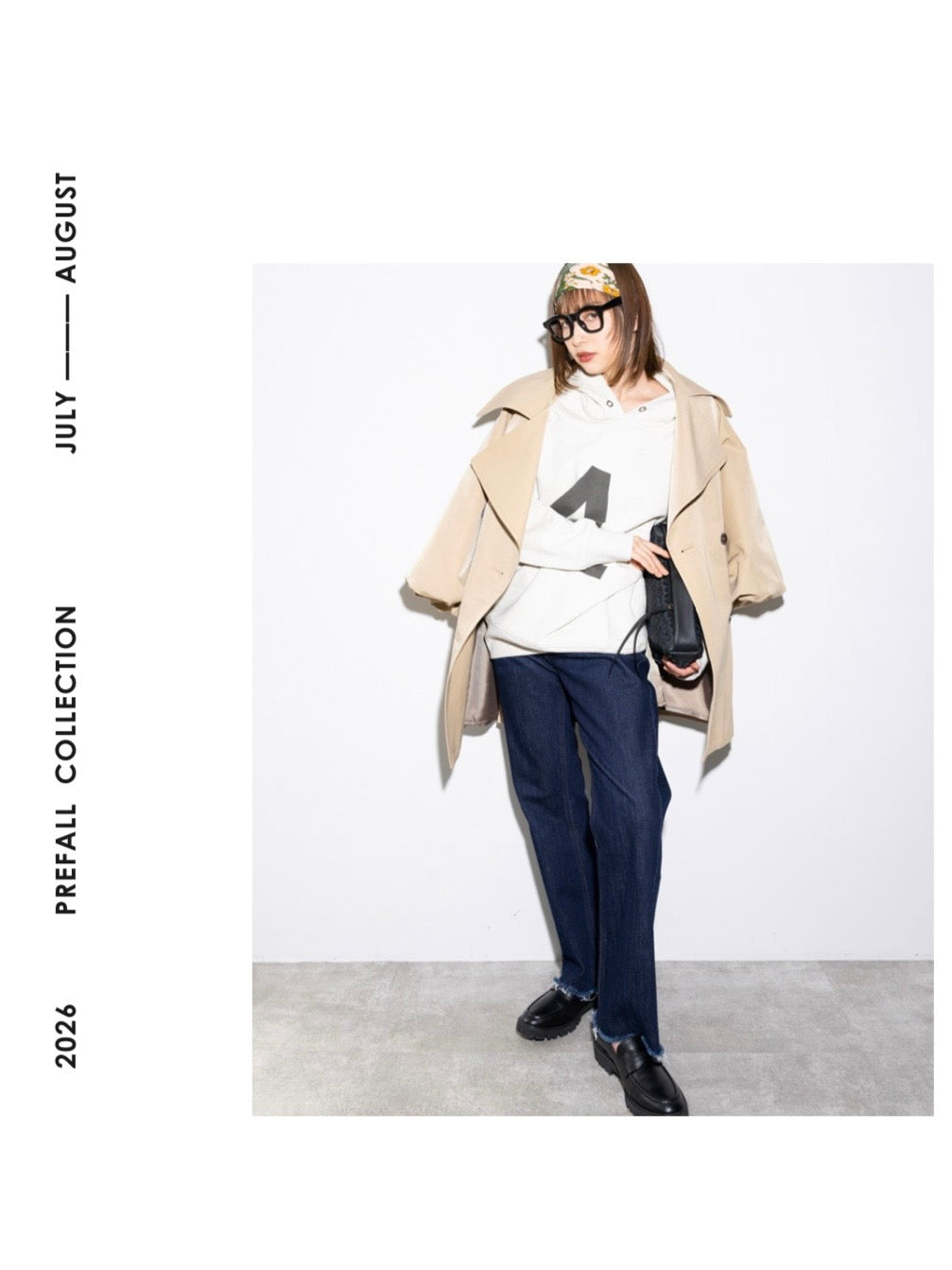 【予約⚡︎販売】バルーンスリーブミドル丈トレンチ／MG CO-26084-A／MARGAUX VINTAGE／2026 AW＃1