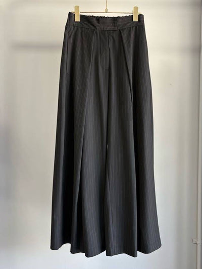 受付終了【予約⚡︎販売】ピンストライプワイドパンツ／MG PT-26095-A／MARGAUX VINTAGE／2026 AW＃1