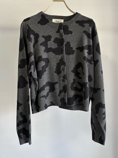 受付終了【予約⚡︎販売】レオパードプリントカーディガン／MG KN-26093-A／MARGAUX VINTAGE／2026 AW＃1