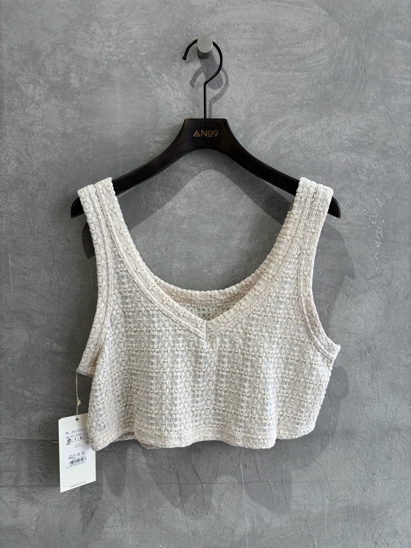 ショート丈キャミソール／8611001／LE MÉLANGE