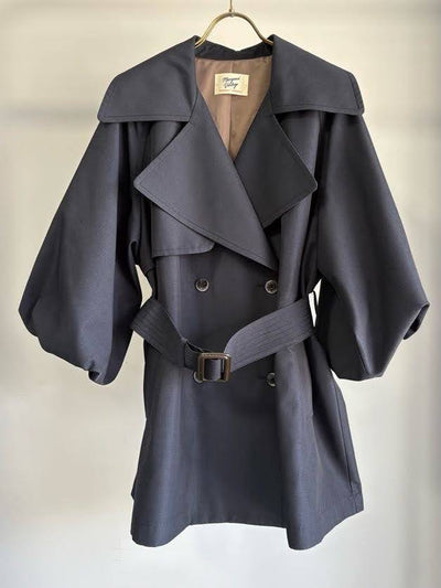 受付終了【予約⚡︎販売】バルーンスリーブミドル丈トレンチ／MG CO-26084-A／MARGAUX VINTAGE／2026 AW＃1