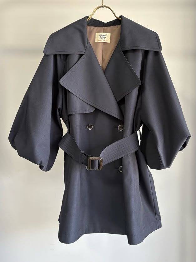 【予約⚡︎販売】バルーンスリーブミドル丈トレンチ／MG CO-26084-A／MARGAUX VINTAGE／2026 AW＃1