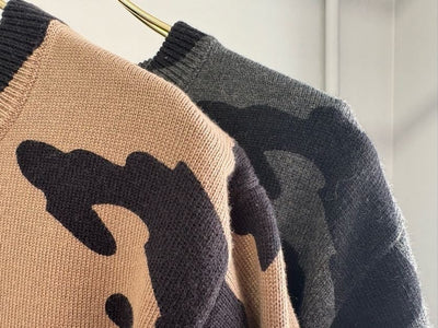 受付終了【予約⚡︎販売】レオパードプリントハーフスリーブニット／MG KN-26092-A／MARGAUX VINTAGE／2026 AW＃1