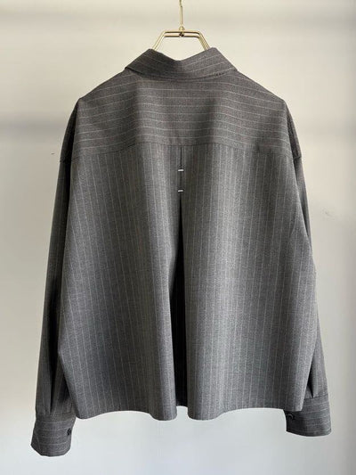 受付終了【予約⚡︎販売】ピンストライプブラウス／MG BL-26094-A／MARGAUX VINTAGE／2026 AW＃1