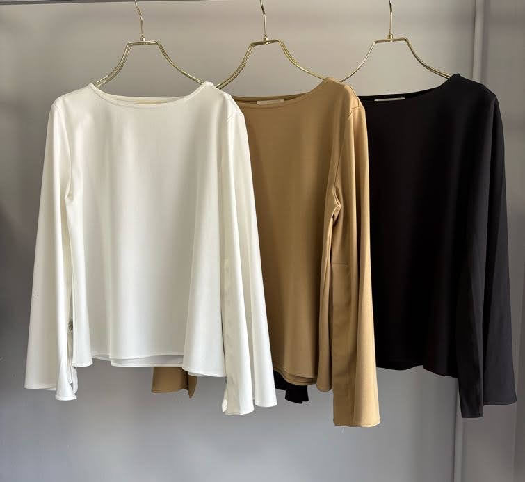 受付終了【予約⚡︎販売】フレアスリーブブラウス／MG BL-26103-A／MARGAUX VINTAGE／2026 AW＃1