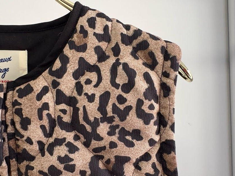 【予約⚡︎販売】レオパードパディングベスト／MG JK-26087-A／MARGAUX VINTAGE／2026 AW＃1