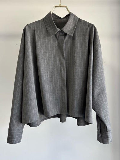 受付終了【予約⚡︎販売】ピンストライプブラウス／MG BL-26094-A／MARGAUX VINTAGE／2026 AW＃1