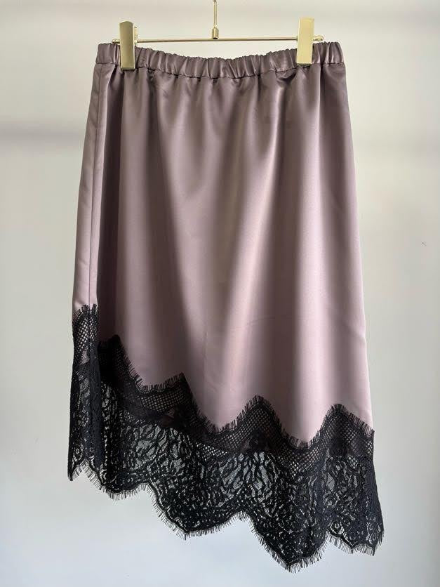 【予約⚡︎販売】ヘムレーススカート／MG SK-26097-A／MARGAUX VINTAGE／2026 AW＃1