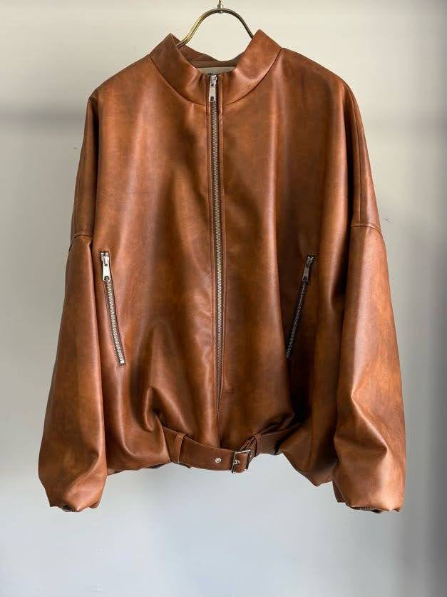 【予約⚡︎販売】レザーライダース／MG JK-26081-A／MARGAUX VINTAGE／2026 AW＃1