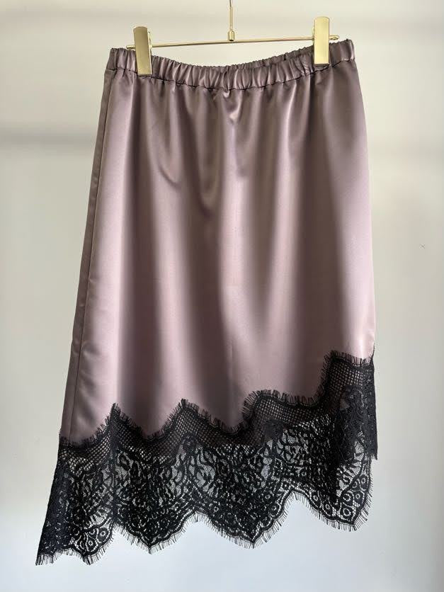 【予約⚡︎販売】ヘムレーススカート／MG SK-26097-A／MARGAUX VINTAGE／2026 AW＃1