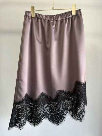 受付終了【予約⚡︎販売】ヘムレーススカート／MG SK-26097-A／MARGAUX VINTAGE／2026 AW＃1