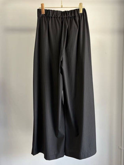 受付終了【予約⚡︎販売】ピンストライプワイドパンツ／MG PT-26095-A／MARGAUX VINTAGE／2026 AW＃1