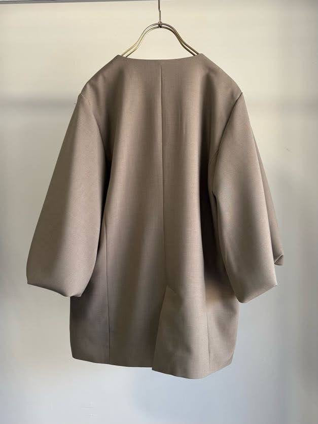 受付終了【予約⚡︎販売】バルーンスリーブノーカラーJK／MG JK-26088-A／MARGAUX VINTAGE／2026 AW＃1