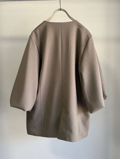受付終了【予約⚡︎販売】バルーンスリーブノーカラーJK／MG JK-26088-A／MARGAUX VINTAGE／2026 AW＃1