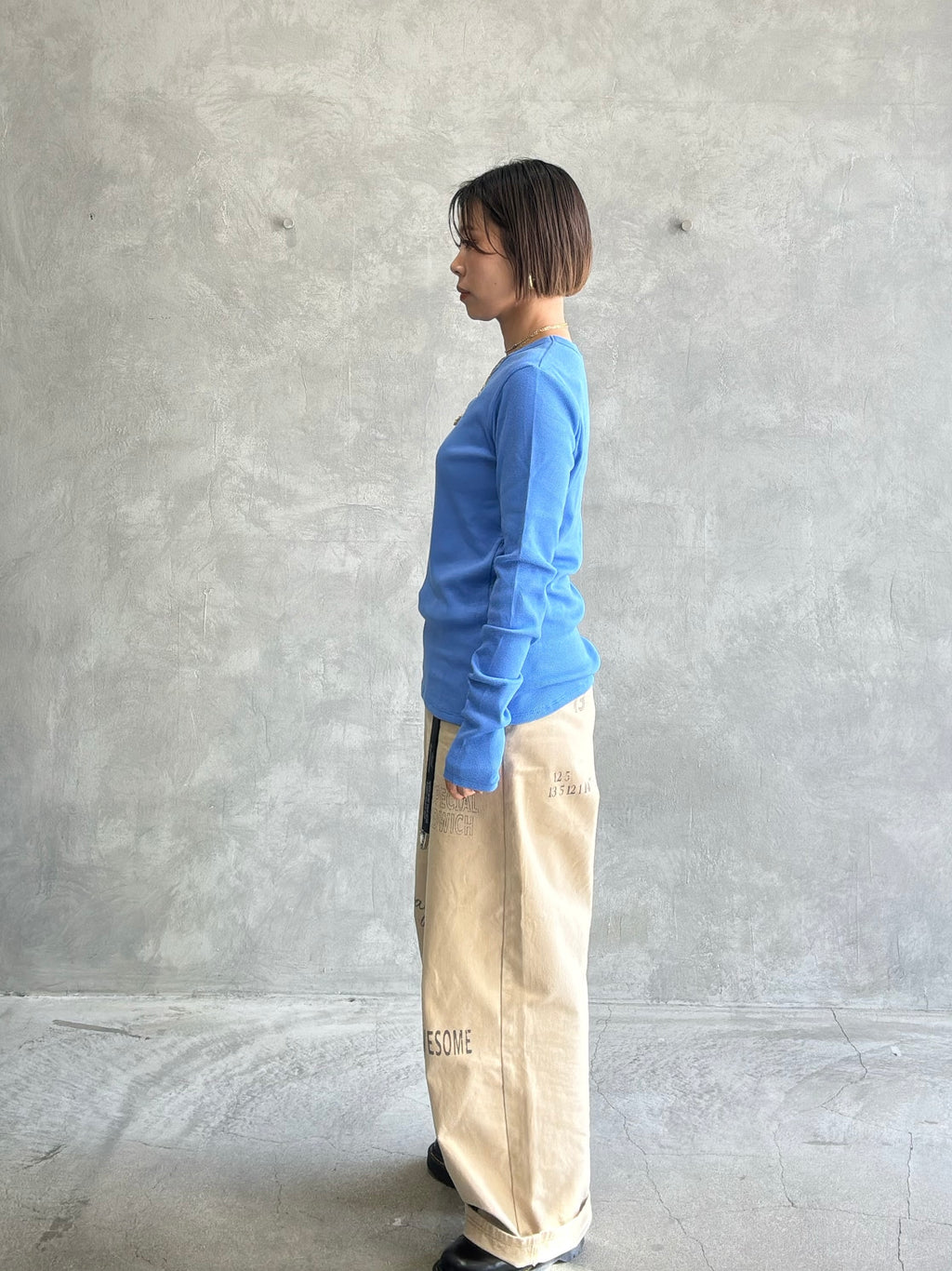 細リブジャージロンT／8651003／LE MÉLANGE／2026 AW #2