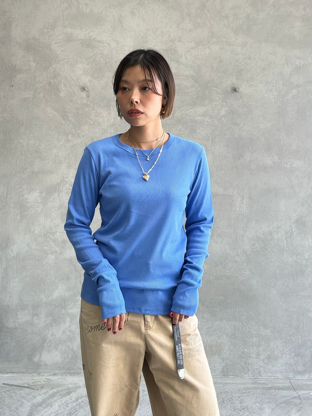 細リブジャージロンT／8651003／LE MÉLANGE／2026 AW #2
