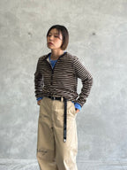 2WAYコーデュロイボーダーヘンリーネックロンT／8651002／LE MÉLANGE／2026 AW #2