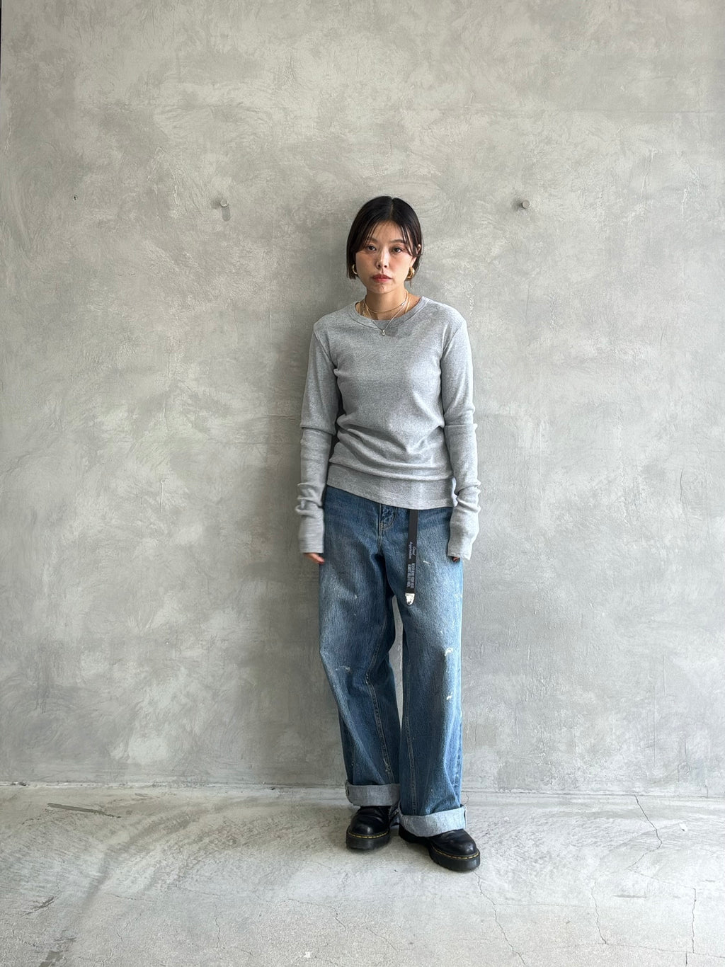 細リブジャージロンT／8651003／LE MÉLANGE／2026 AW #2