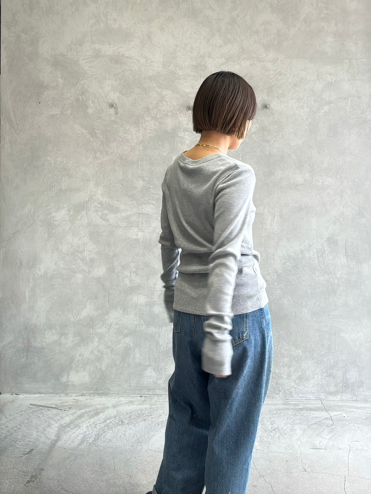 細リブジャージロンT／8651003／LE MÉLANGE／2026 AW #2