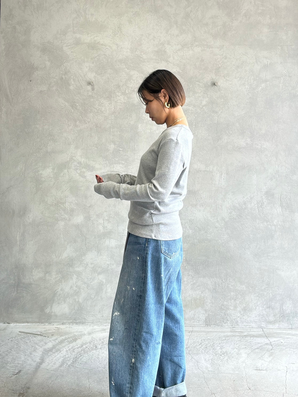 細リブジャージロンT／8651003／LE MÉLANGE／2026 AW #2